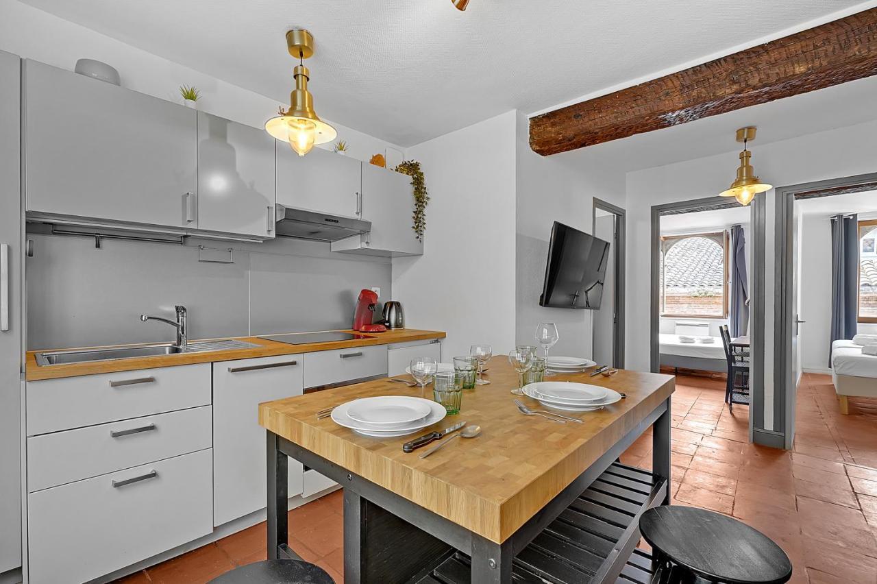 Le Regans - Charmant Appartement En Tomette Toulouse Dış mekan fotoğraf
